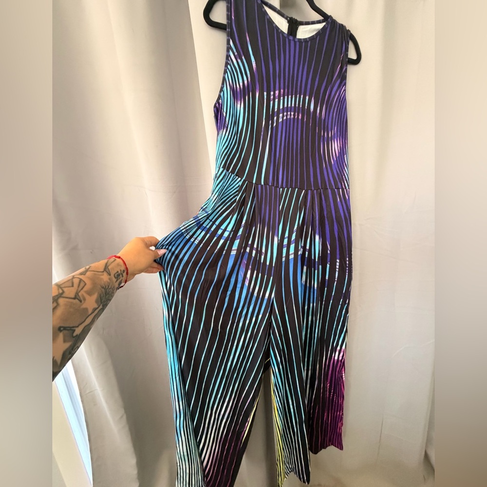 BRAND NEW SHEIN Multicolor Striped Jumpsuit